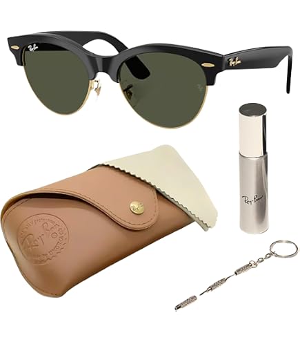 Amazon.com: Ray-Ban RB3016 CLUBMASTER CLASSIC Sunglasses with